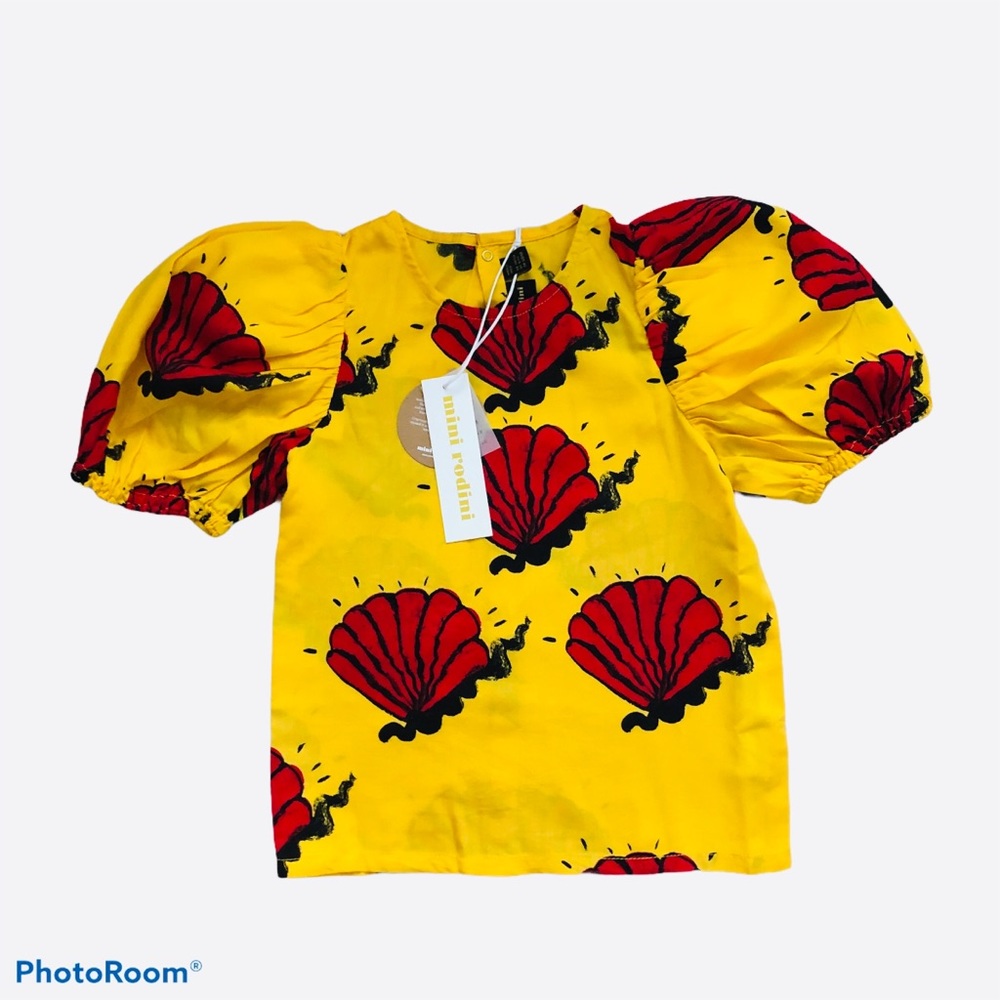 NWT Mini Rodini shell blouse